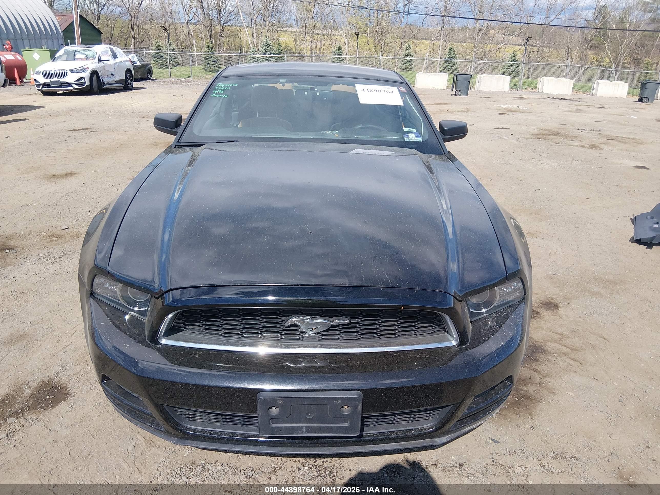 2013 Ford Mustang V6 Black vin: 1ZVBP8AM1D5280750