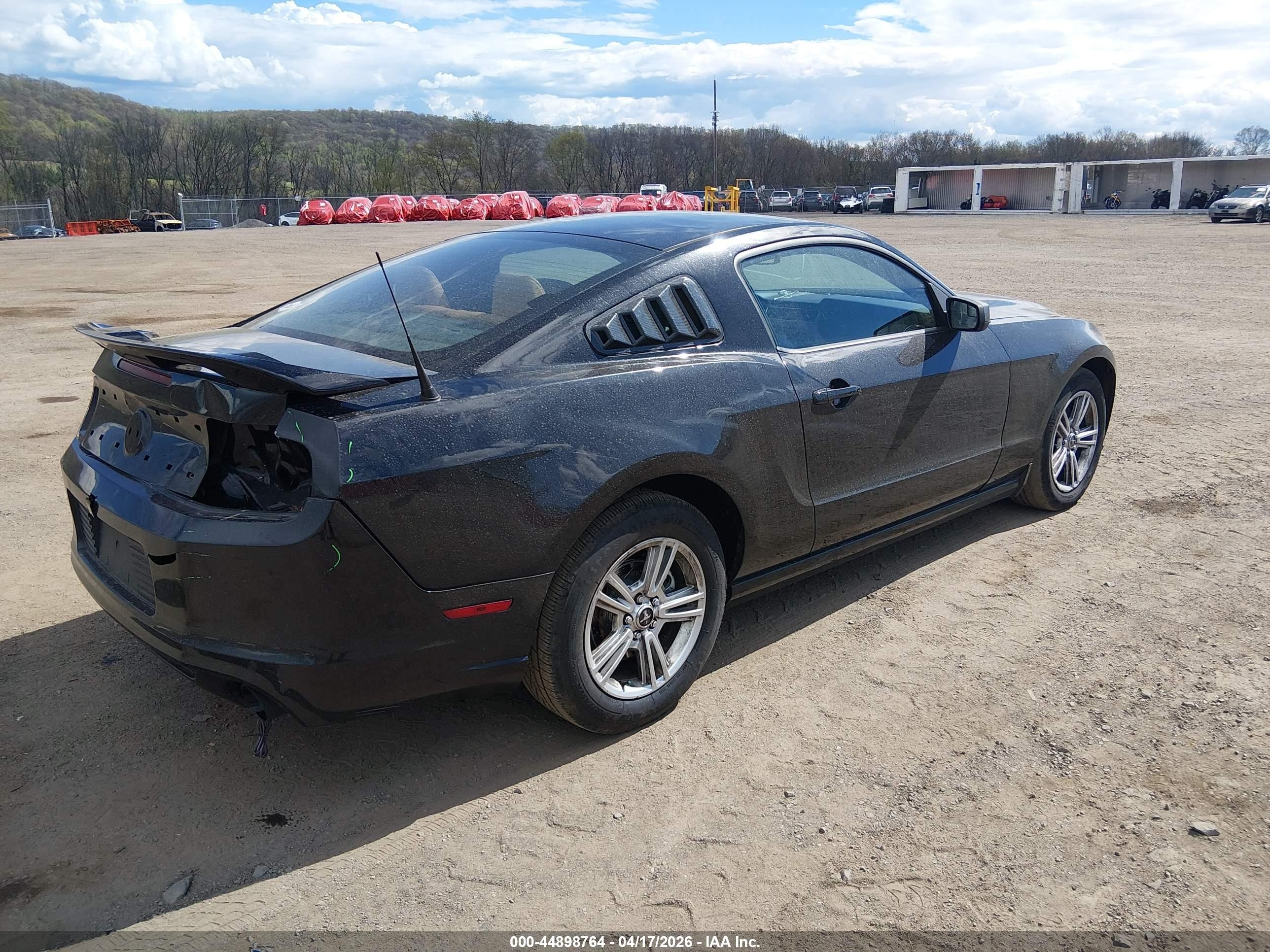 2013 Ford Mustang V6 Black vin: 1ZVBP8AM1D5280750