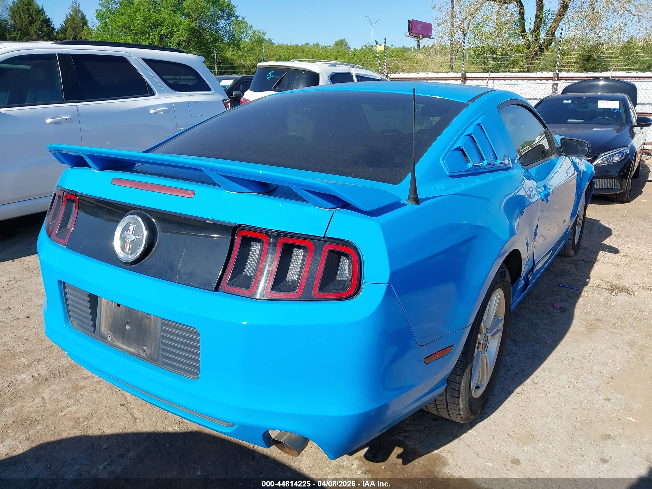 2014 Ford Mustang V6 Blue vin: 1ZVBP8AM1E5203863