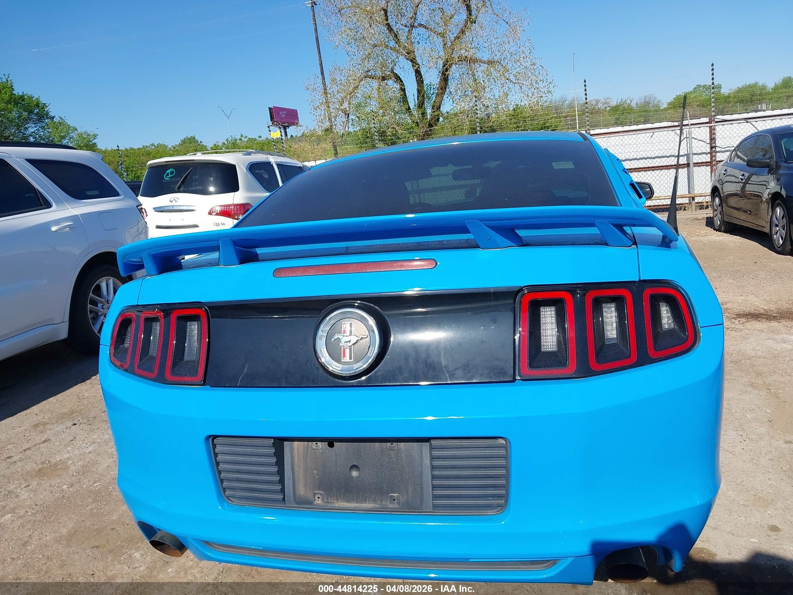 2014 Ford Mustang V6 Blue vin: 1ZVBP8AM1E5203863