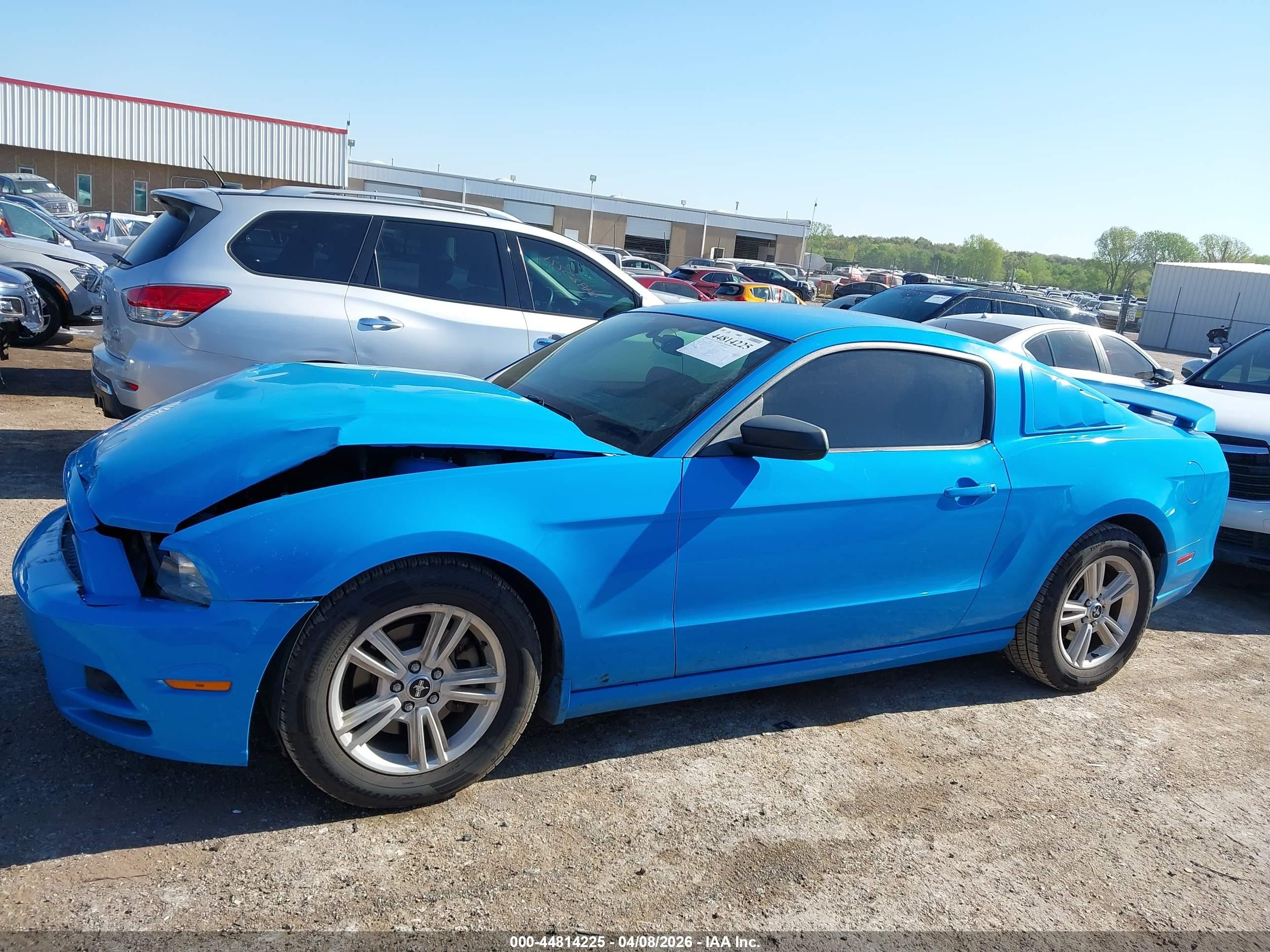 2014 Ford Mustang V6 Blue vin: 1ZVBP8AM1E5203863