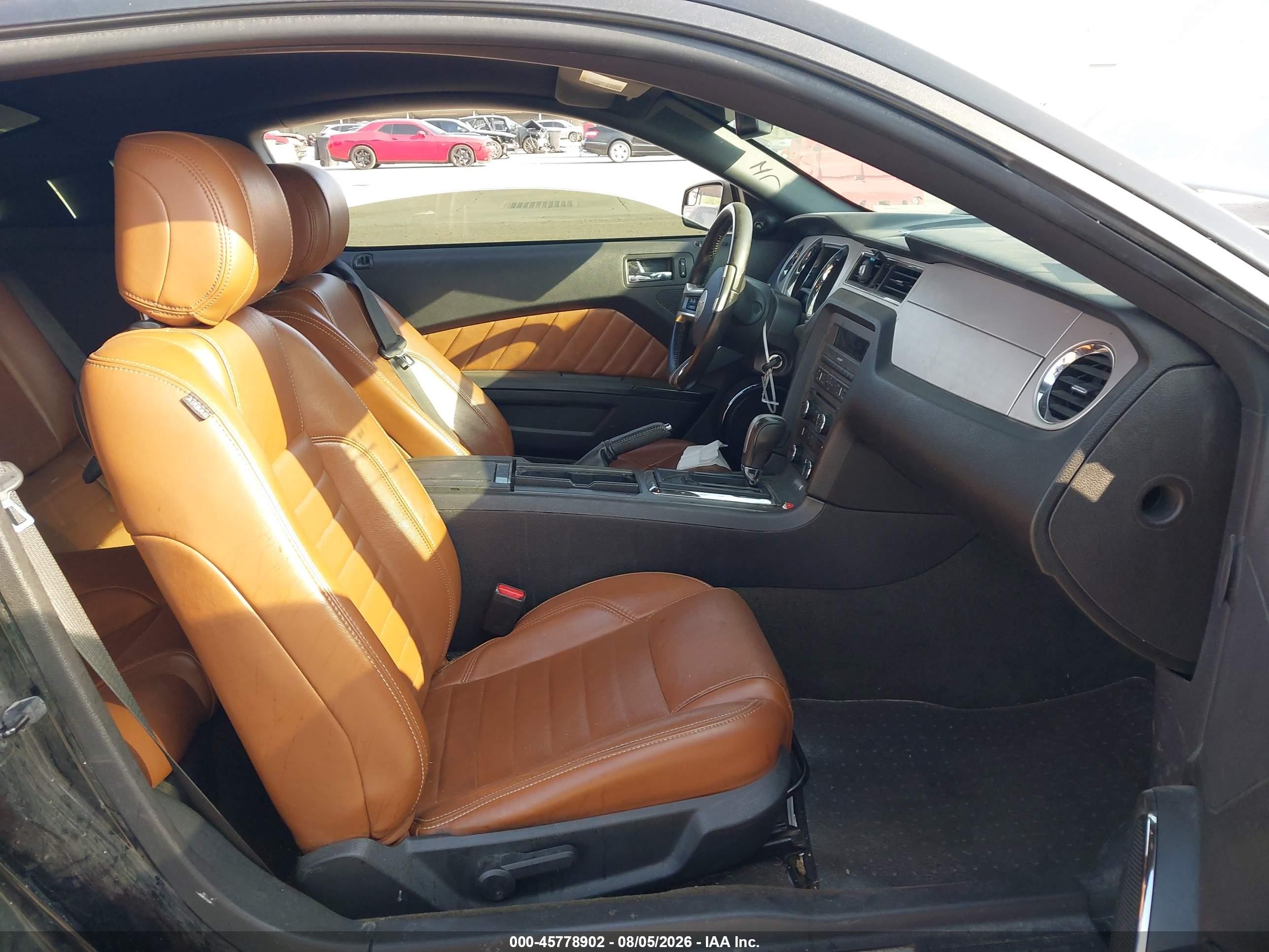 2014 Ford Mustang V6 Premium Black vin: 1ZVBP8AM1E5204317