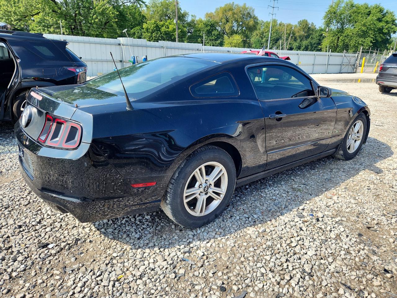 2014 Ford Mustang Black vin: 1ZVBP8AM1E5215964