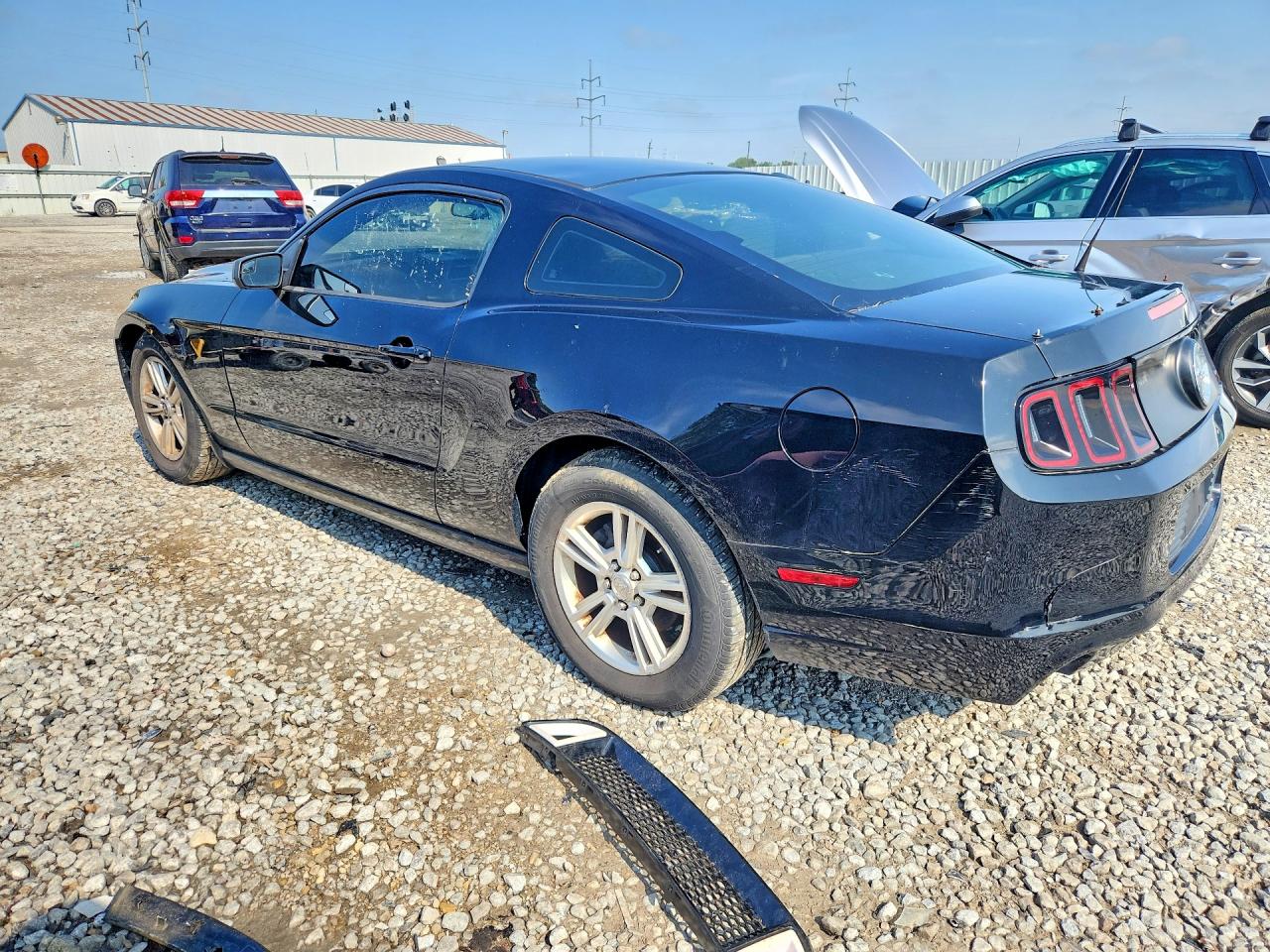 2014 Ford Mustang Black vin: 1ZVBP8AM1E5215964