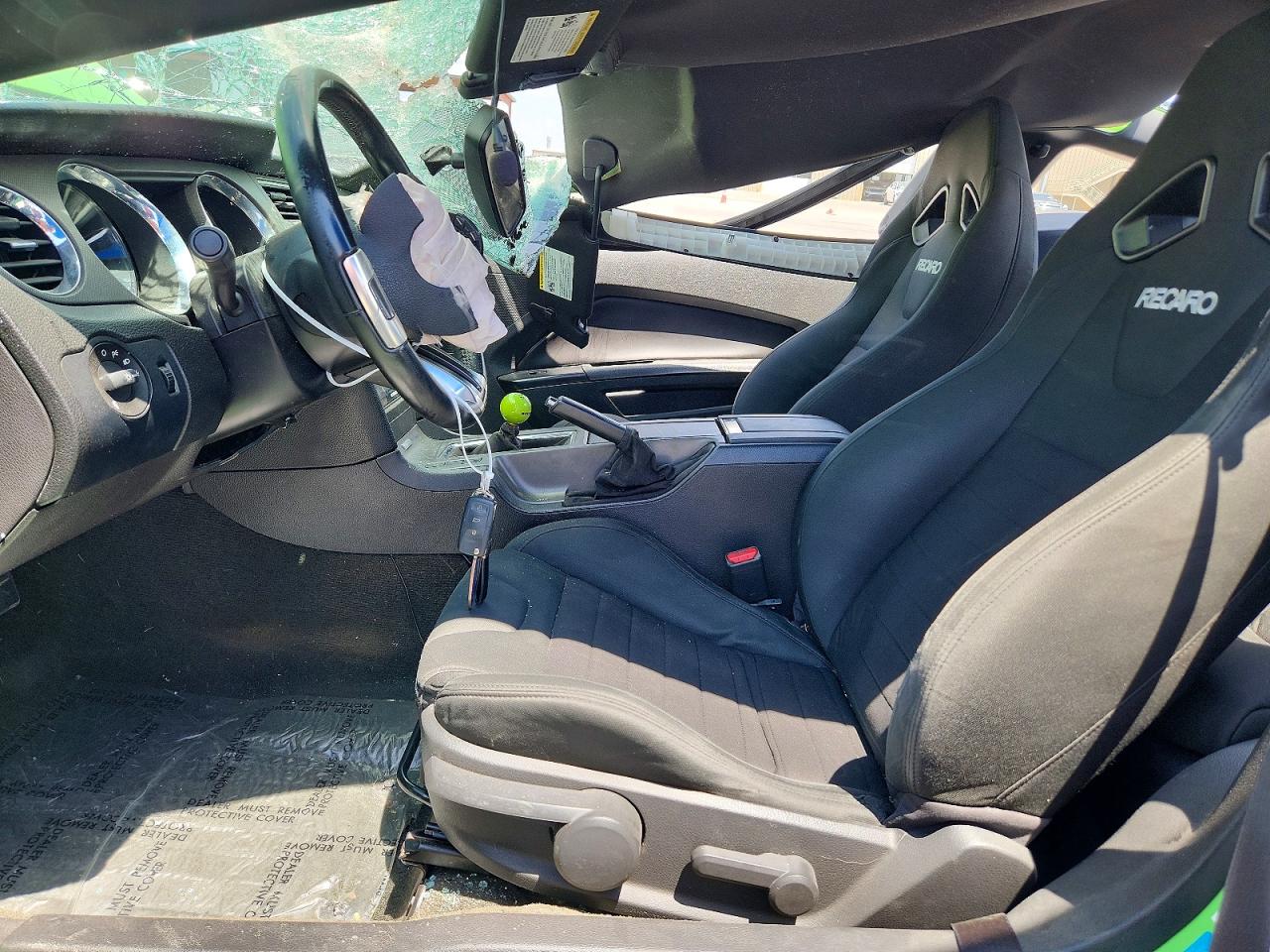 2014 Ford Mustang Green vin: 1ZVBP8AM1E5237544