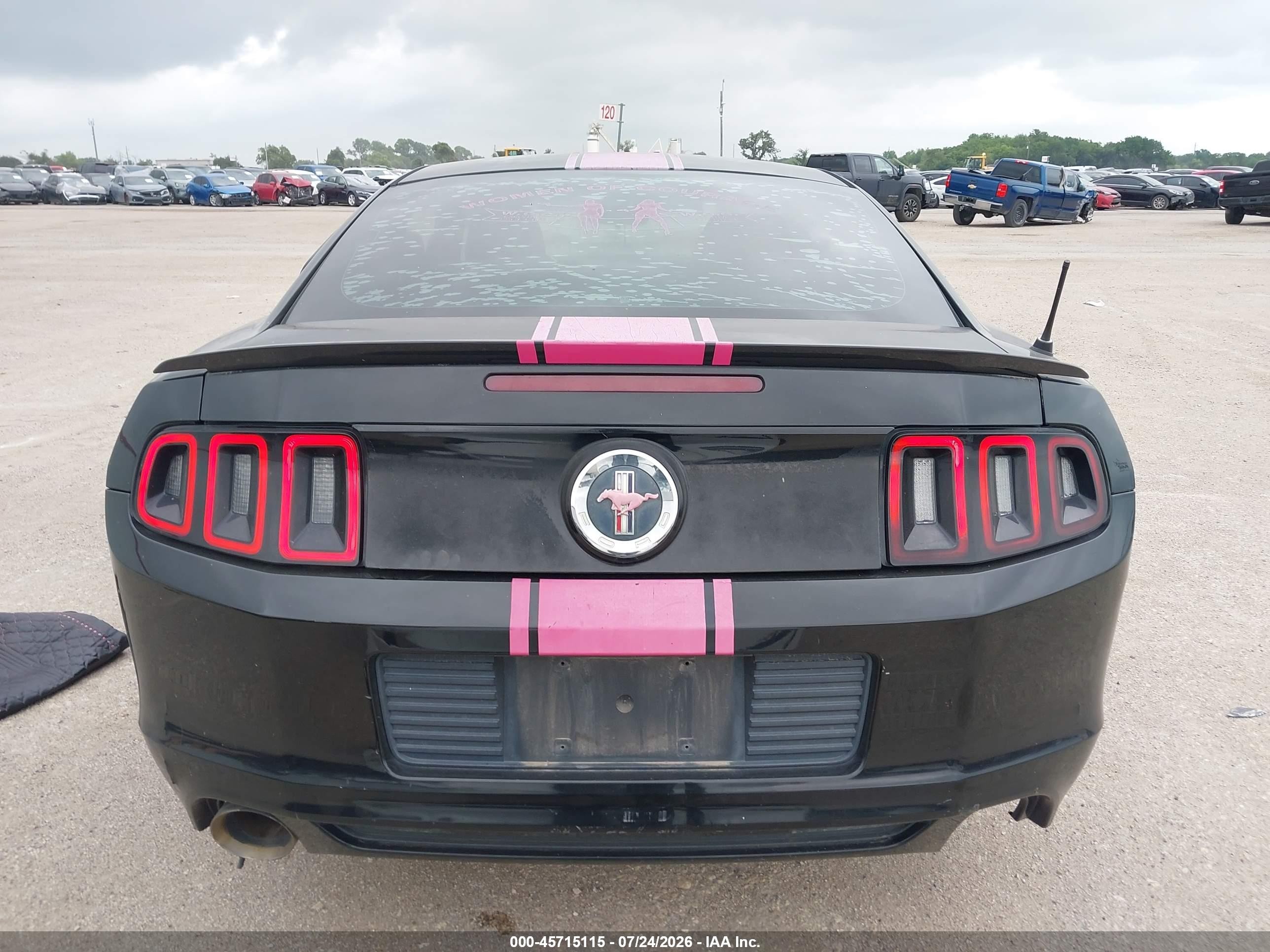 2014 Ford Mustang V6 Black vin: 1ZVBP8AM1E5261424