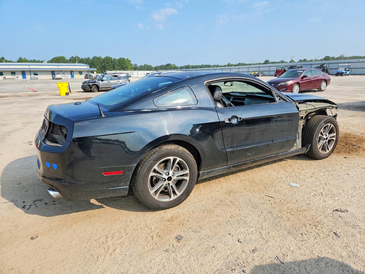 2014 Ford Mustang Black vin: 1ZVBP8AM1E5264484