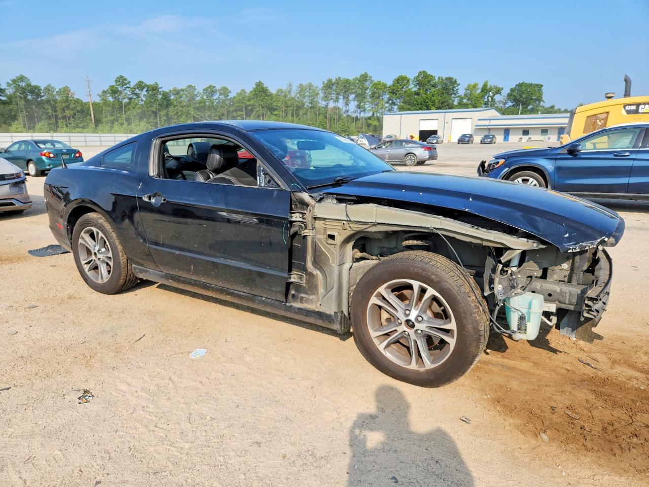 2014 Ford Mustang Black vin: 1ZVBP8AM1E5264484