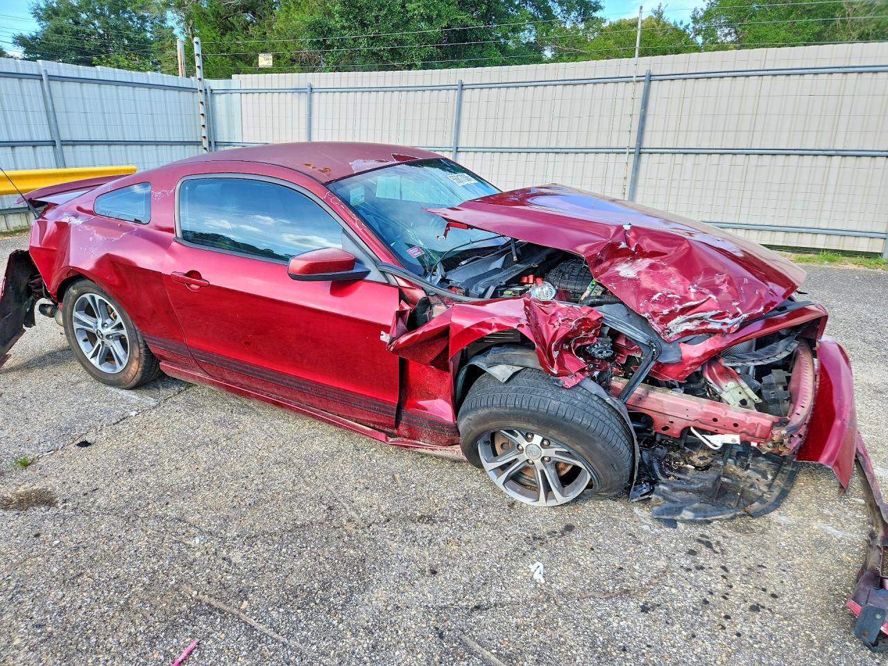 2014 Ford Mustang Red vin: 1ZVBP8AM1E5295072