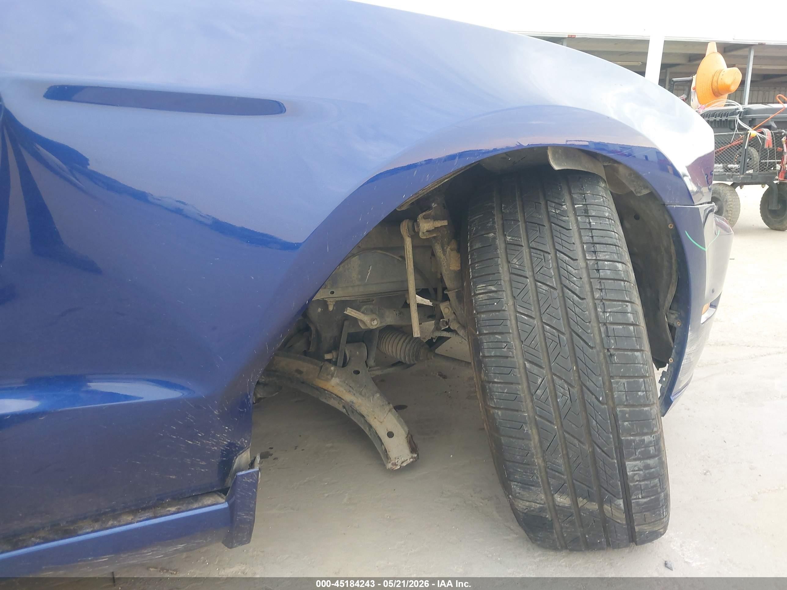 2014 Ford Mustang V6 Premium Blue vin: 1ZVBP8AM1E5306121