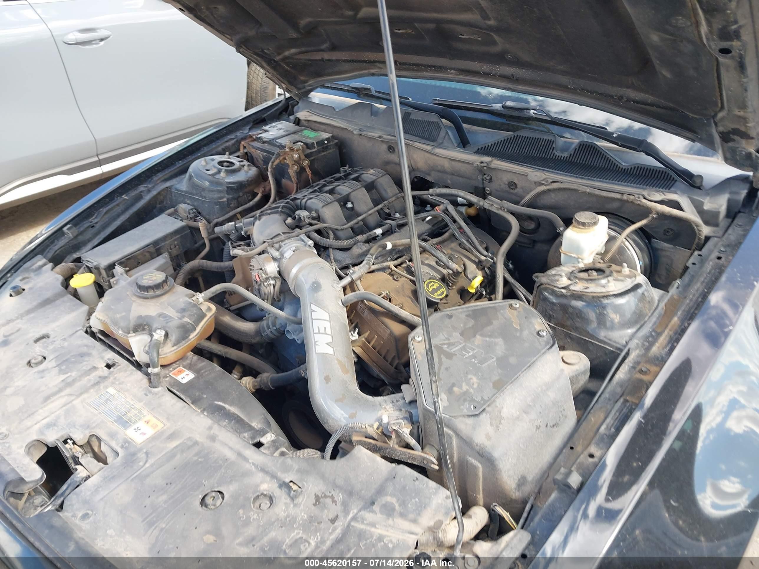2014 Ford Mustang V6 Черный vin: 1ZVBP8AM1E5306555