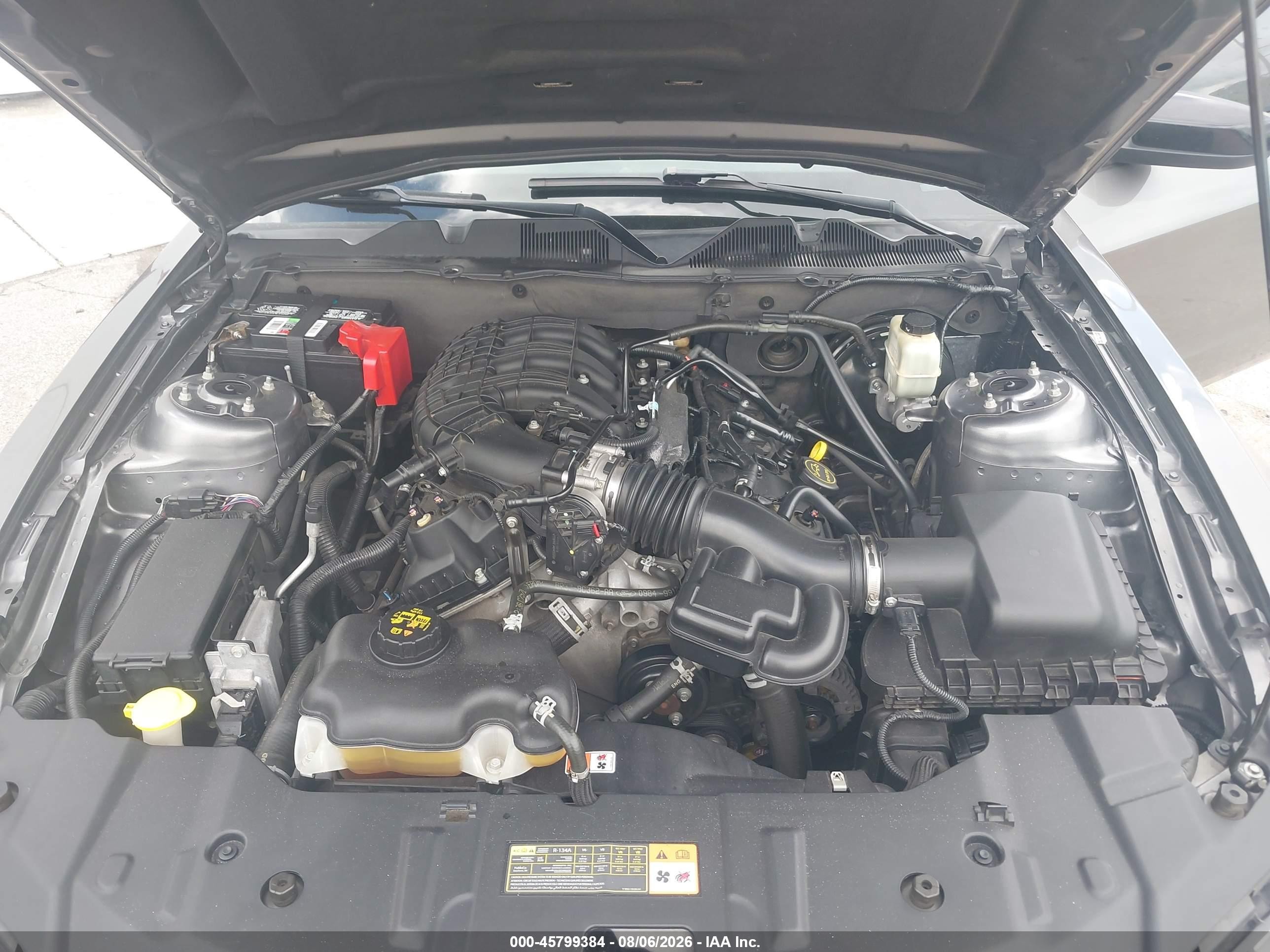 2014 Ford Mustang V6 Gray vin: 1ZVBP8AM1E5313053