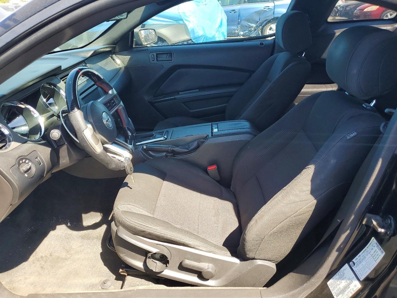 2014 Ford Mustang Black vin: 1ZVBP8AM1E5313683