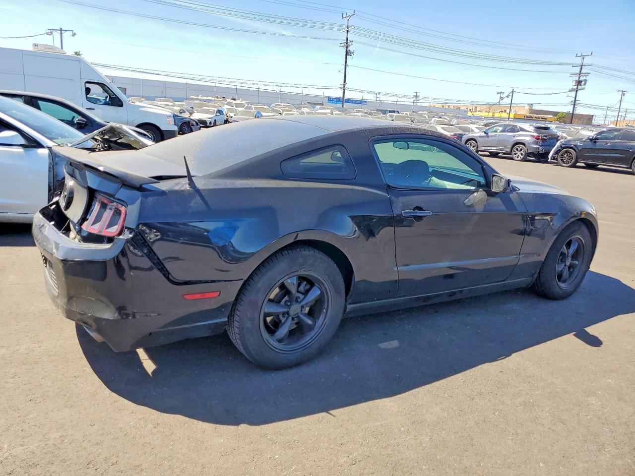 2014 Ford Mustang Black vin: 1ZVBP8AM1E5313683