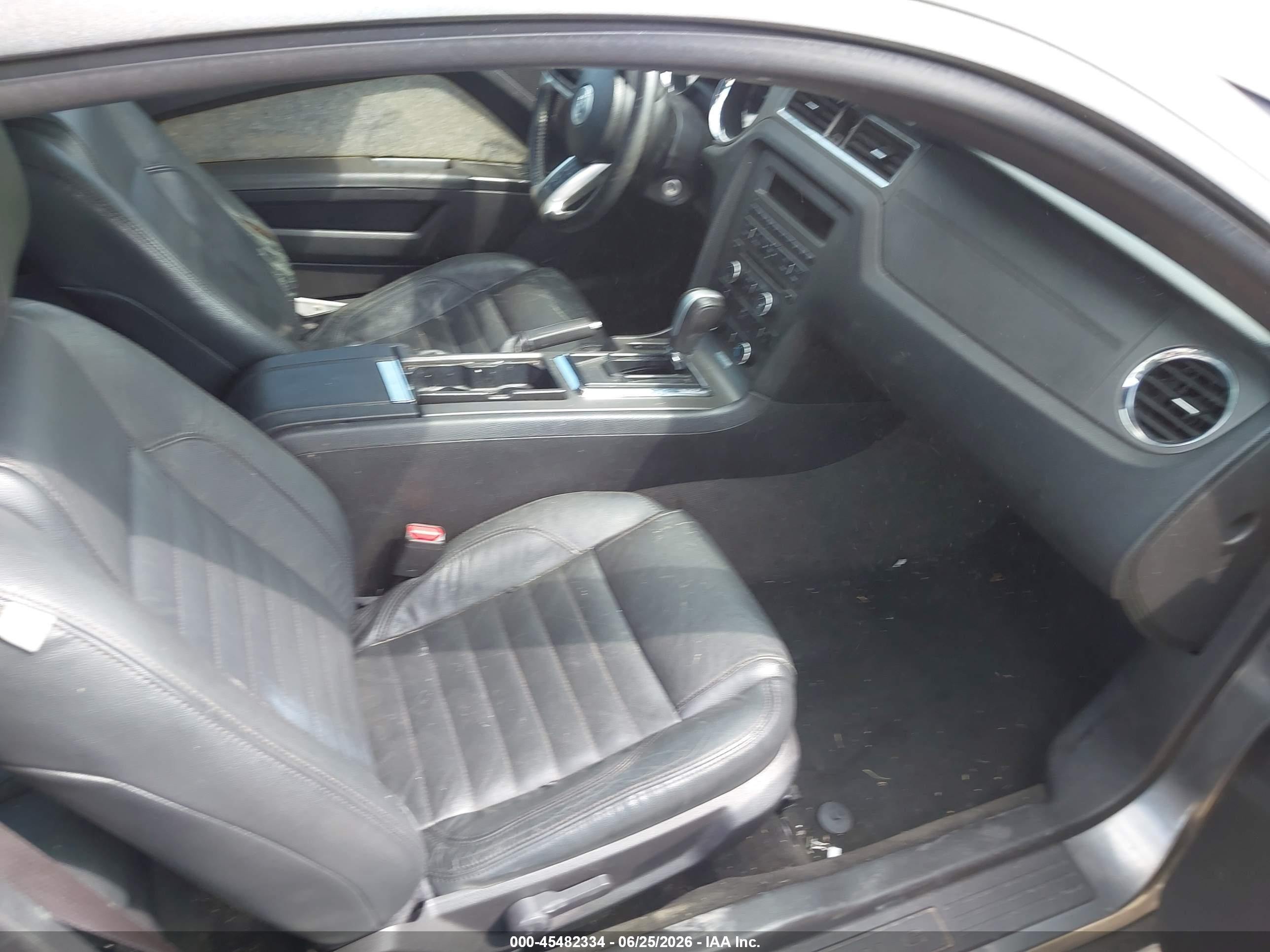 2014 Ford Mustang V6 Gray vin: 1ZVBP8AM1E5316423