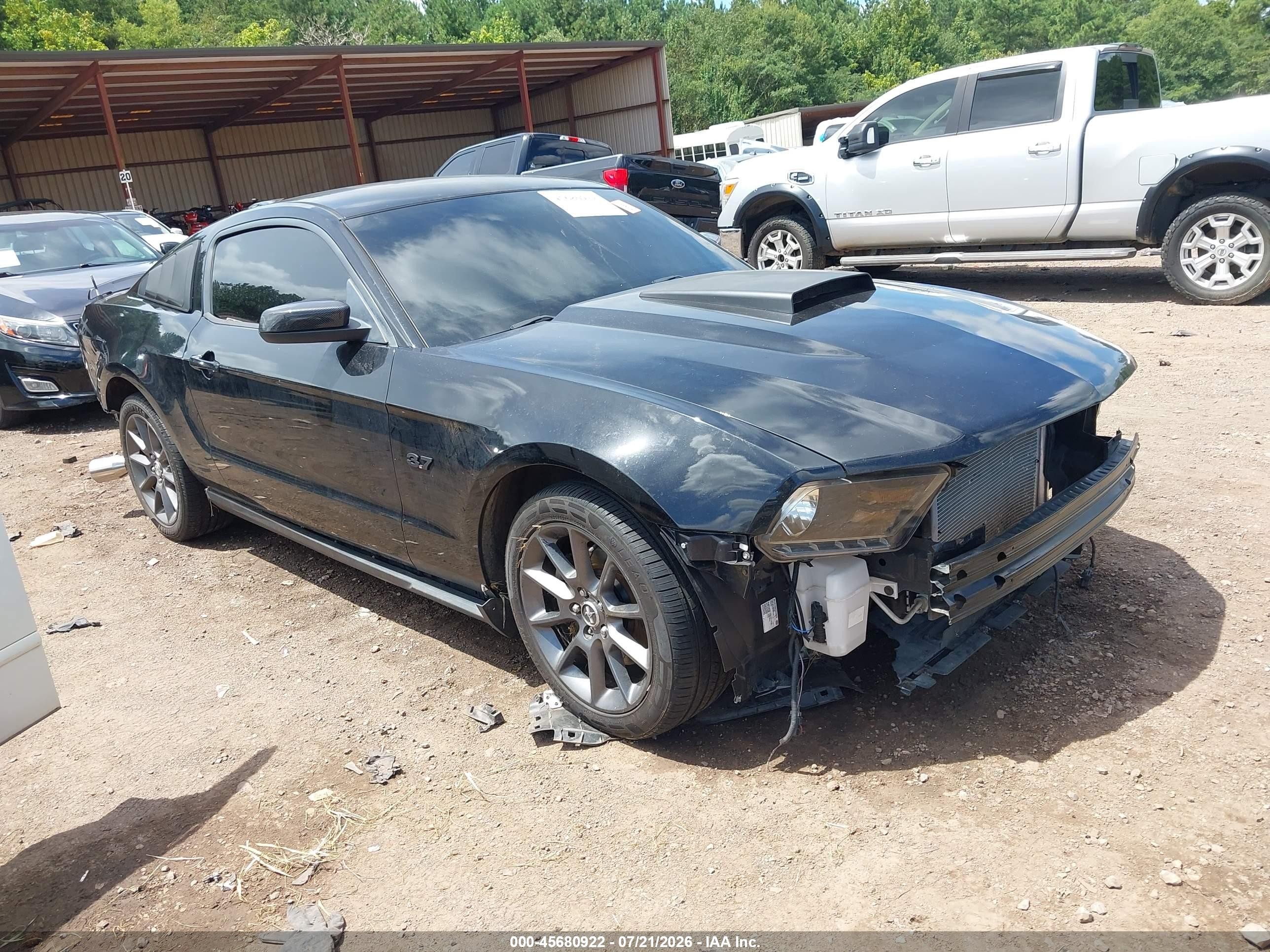 2011 Ford Mustang V6 Premium Black vin: 1ZVBP8AM2B5117019