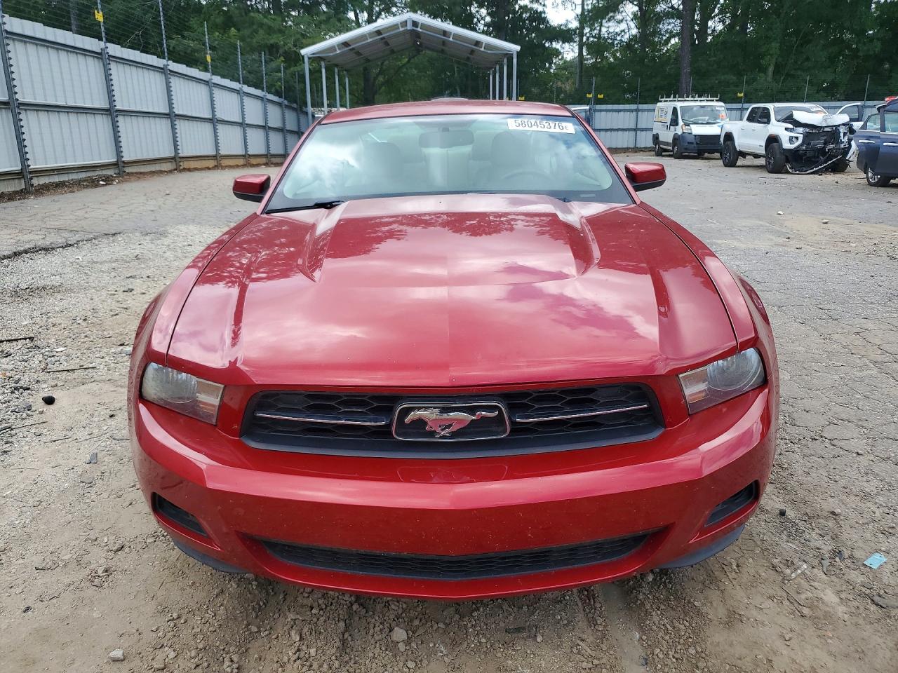 2011 Ford Mustang Red vin: 1ZVBP8AM2B5144575