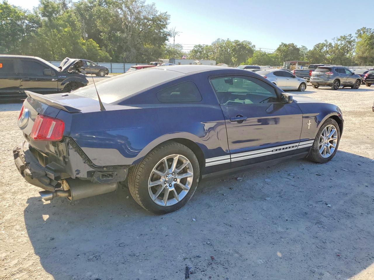 2011 Ford Mustang Blue vin: 1ZVBP8AM2B5151283