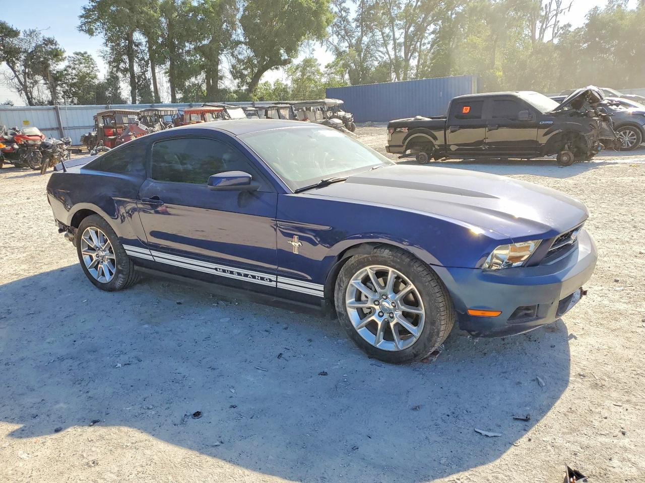2011 Ford Mustang Blue vin: 1ZVBP8AM2B5151283