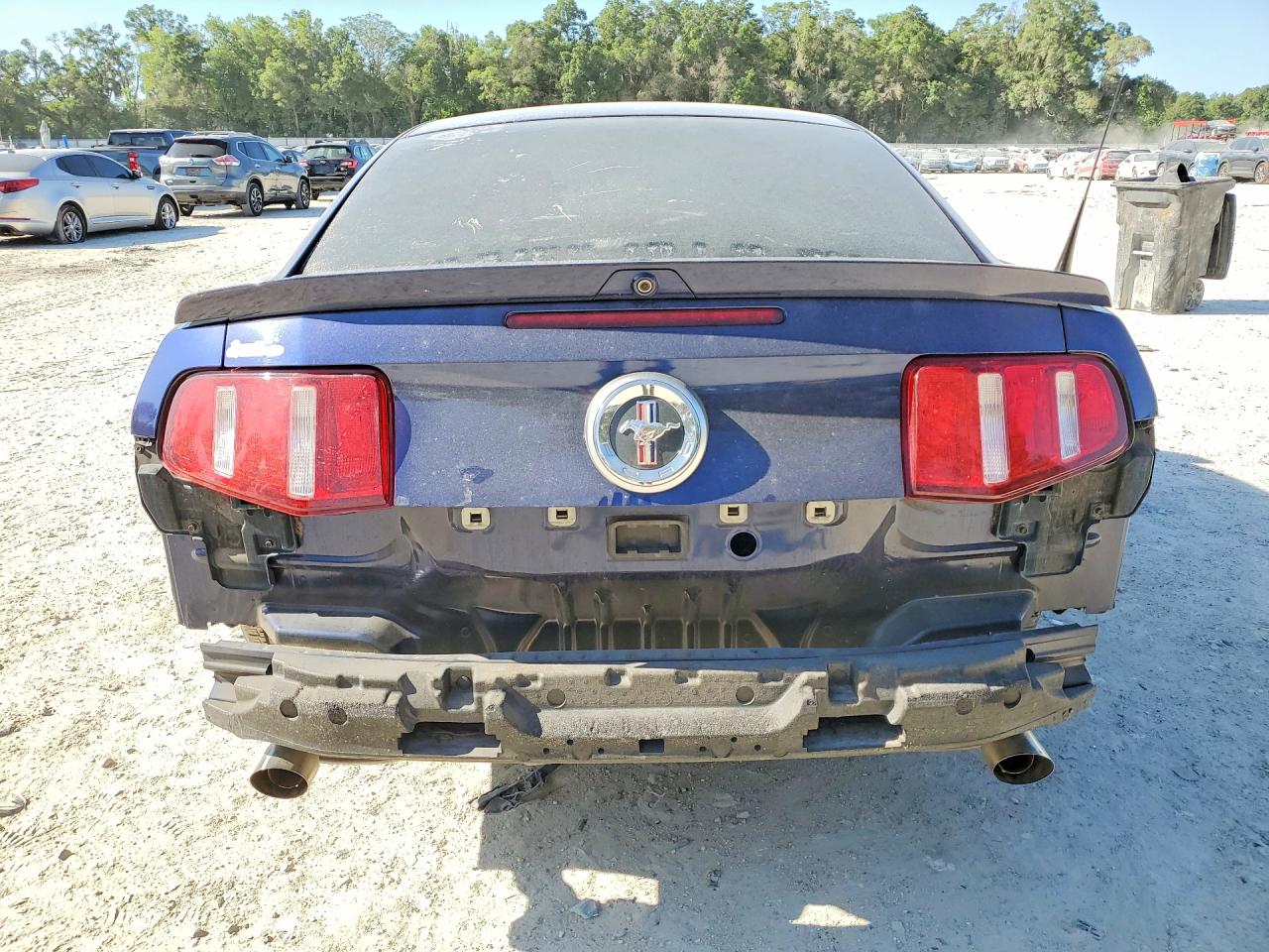 2011 Ford Mustang Blue vin: 1ZVBP8AM2B5151283