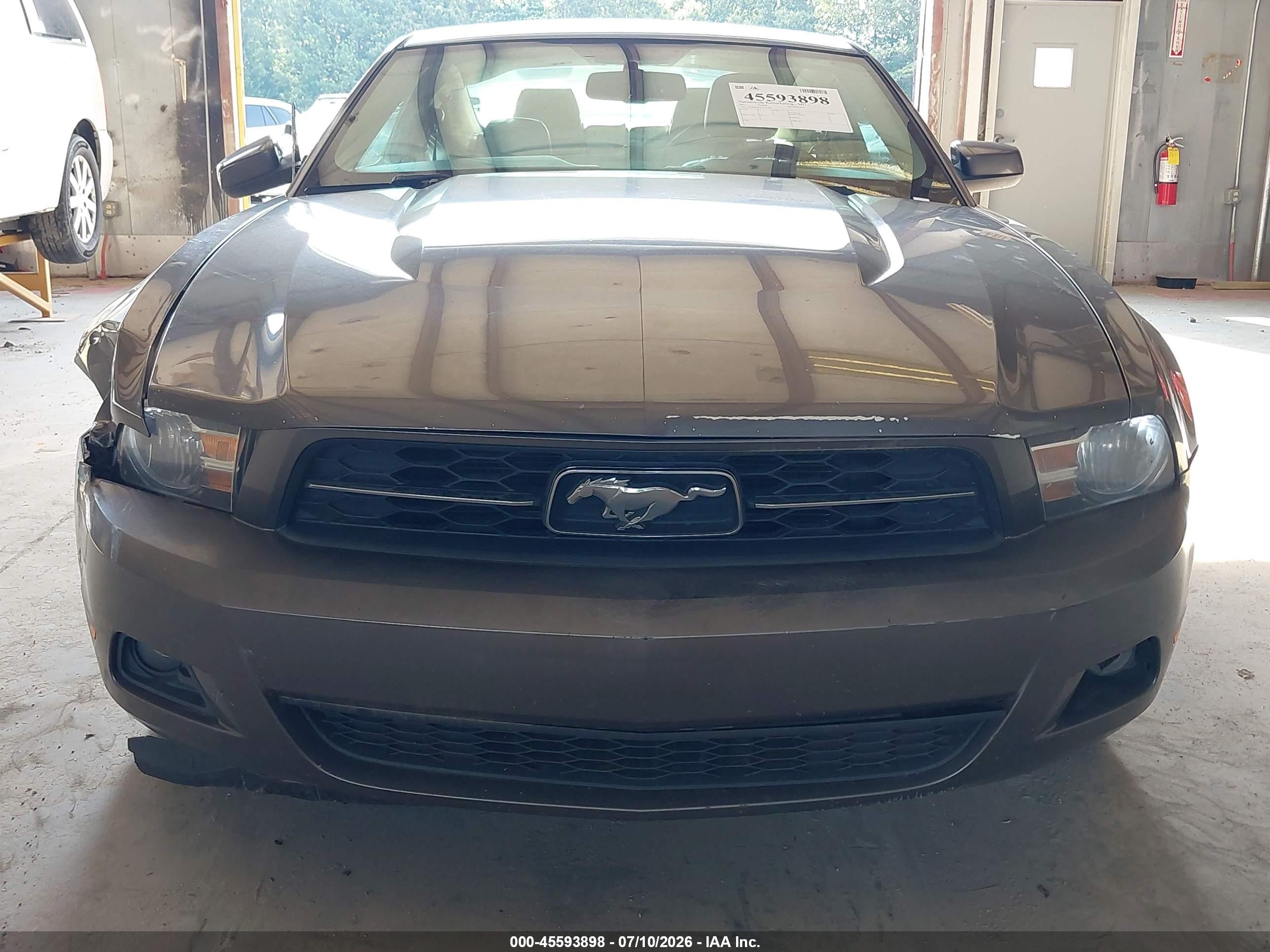 2011 Ford Mustang V6 Premium Brown vin: 1ZVBP8AM2B5155480
