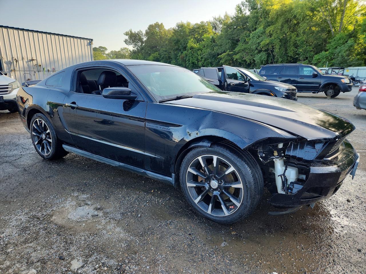 2011 Ford Mustang Black vin: 1ZVBP8AM2B5162798