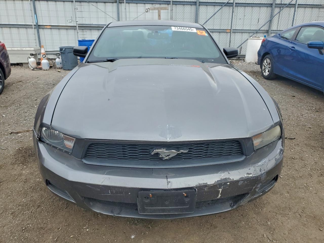 2011 Ford Mustang Gray vin: 1ZVBP8AM2B5166253