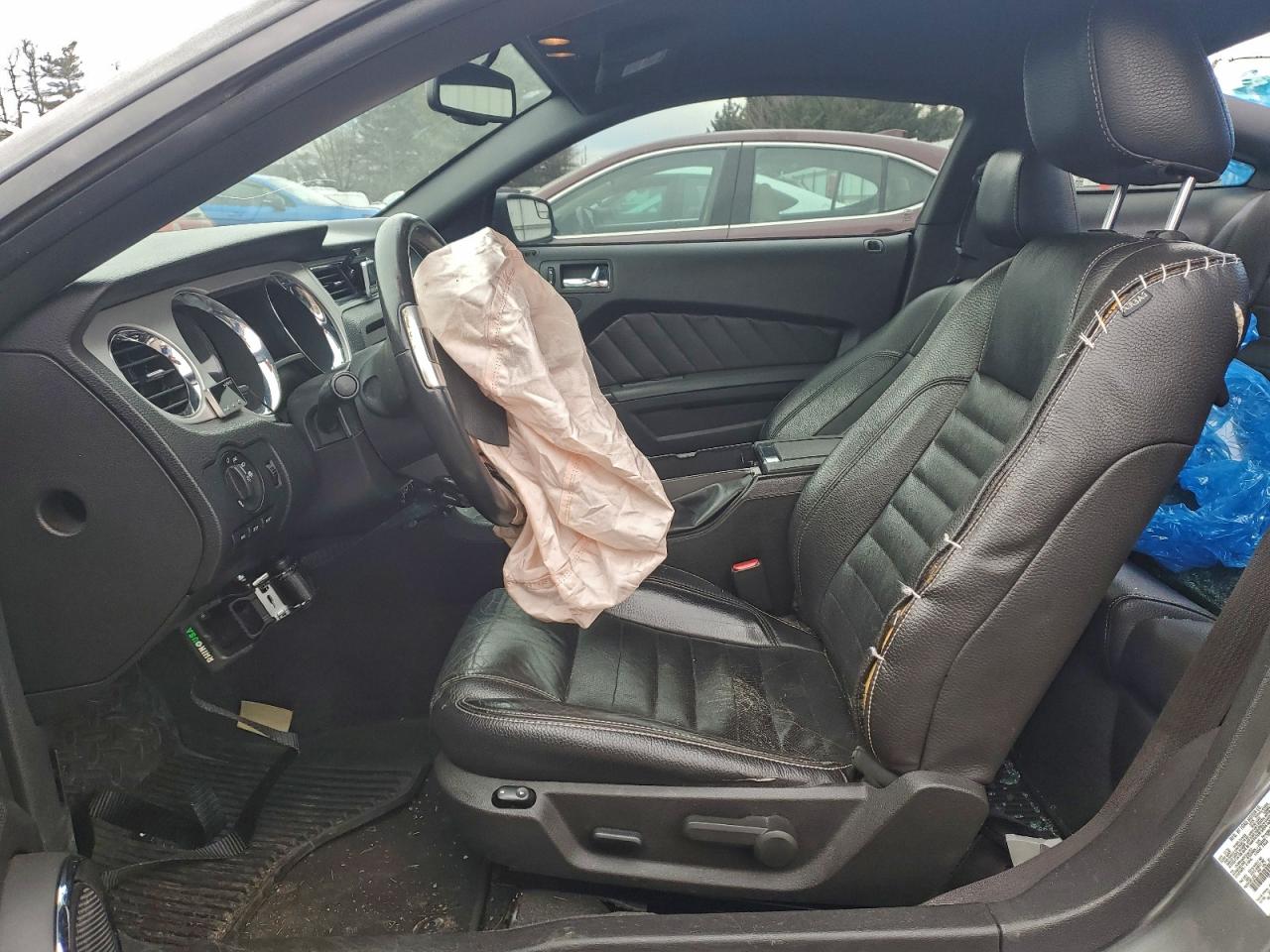 2011 Ford Mustang Gray vin: 1ZVBP8AM2B5166253