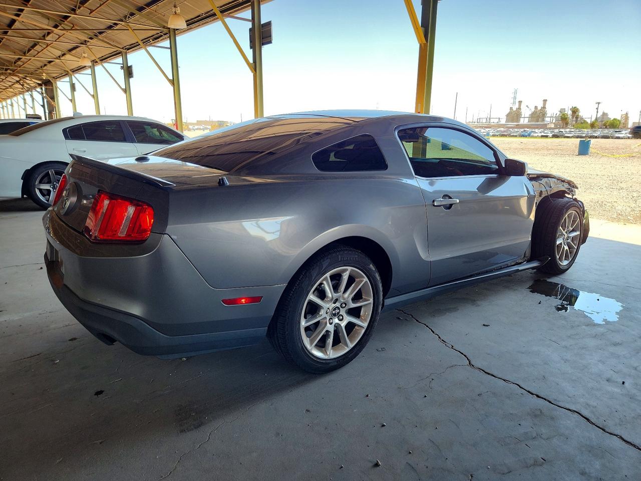 2011 Ford Mustang Gray vin: 1ZVBP8AM2B5169587