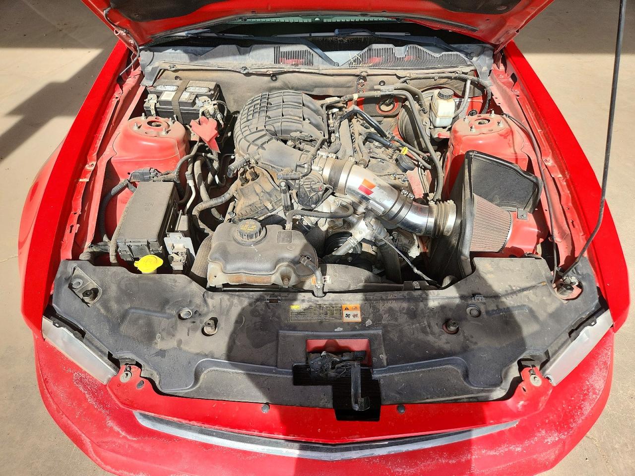 2012 Ford Mustang Red vin: 1ZVBP8AM2C5211127