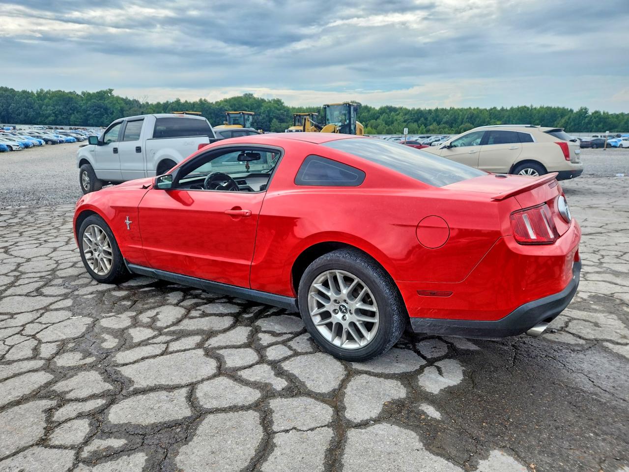 2012 Ford Mustang Красный vin: 1ZVBP8AM2C5237386