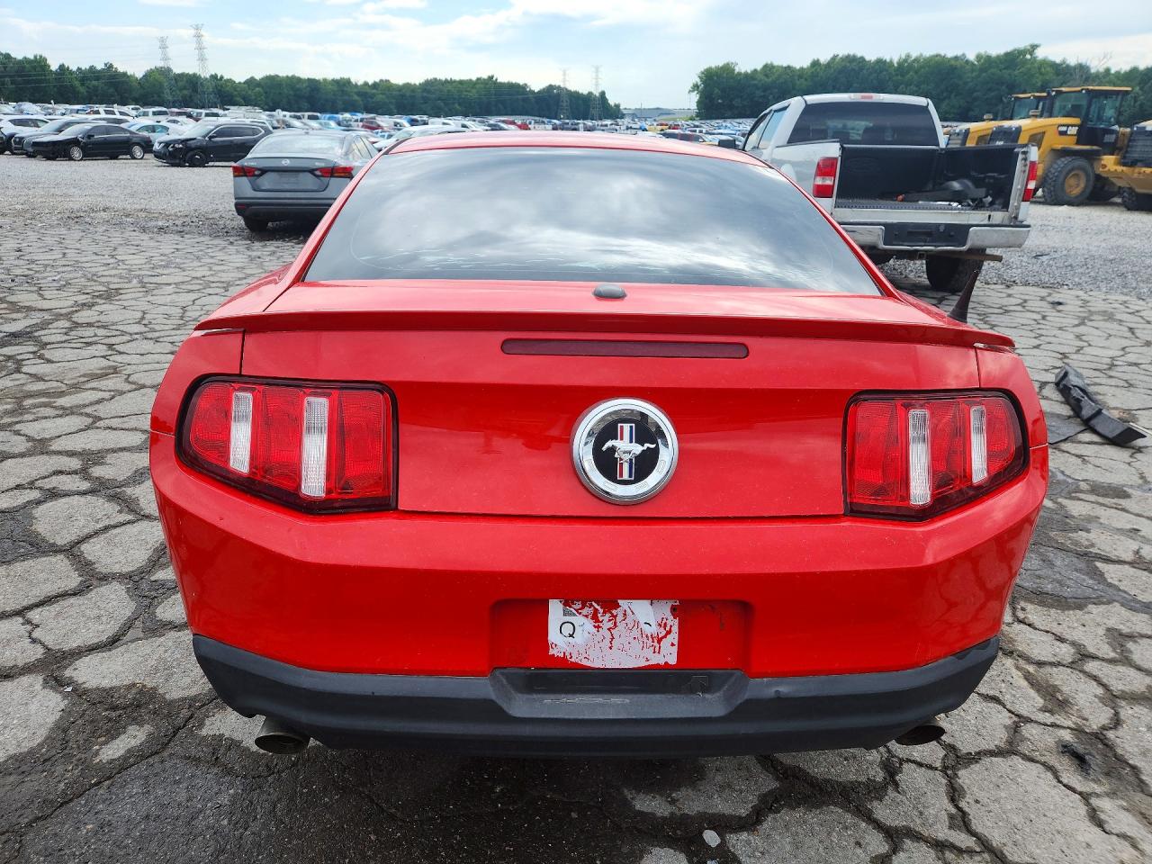 2012 Ford Mustang Красный vin: 1ZVBP8AM2C5237386