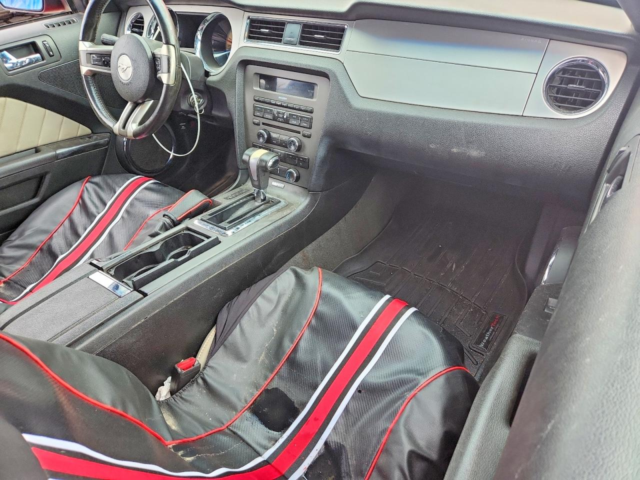 2012 Ford Mustang Красный vin: 1ZVBP8AM2C5237386