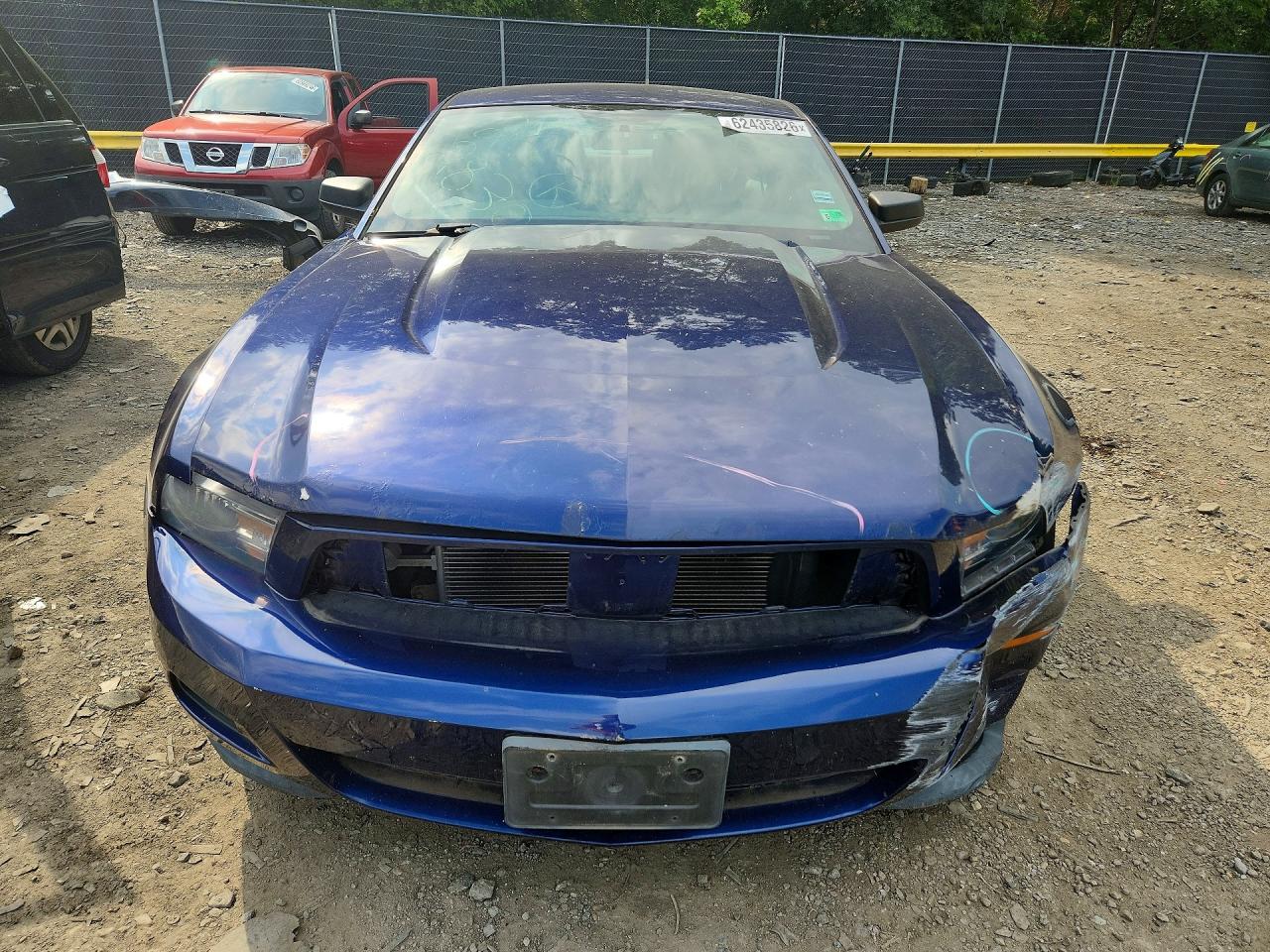 2012 Ford Mustang Blue vin: 1ZVBP8AM2C5248758