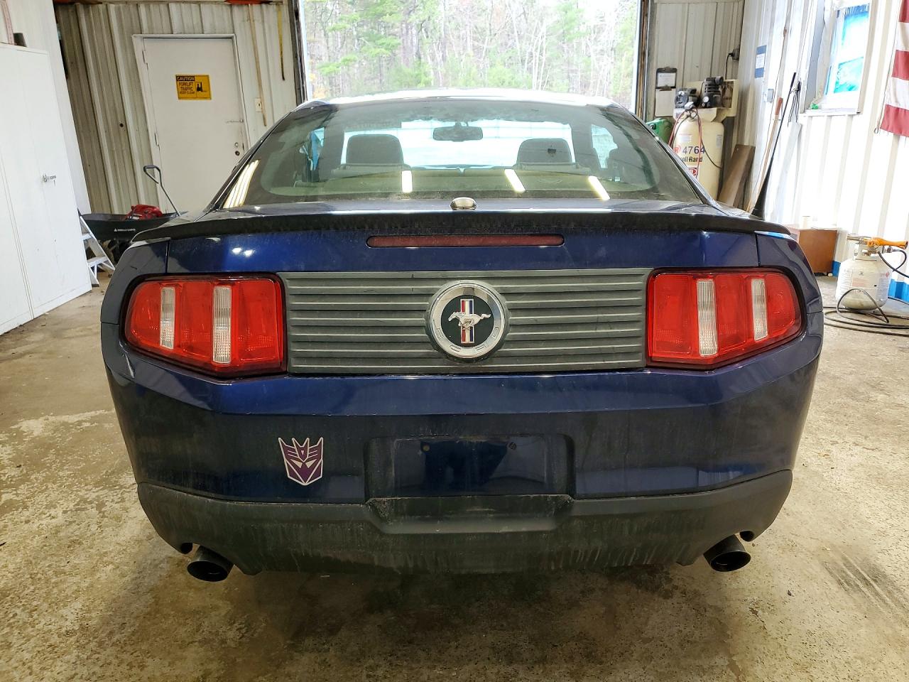 2012 Ford Mustang Синий vin: 1ZVBP8AM2C5252180