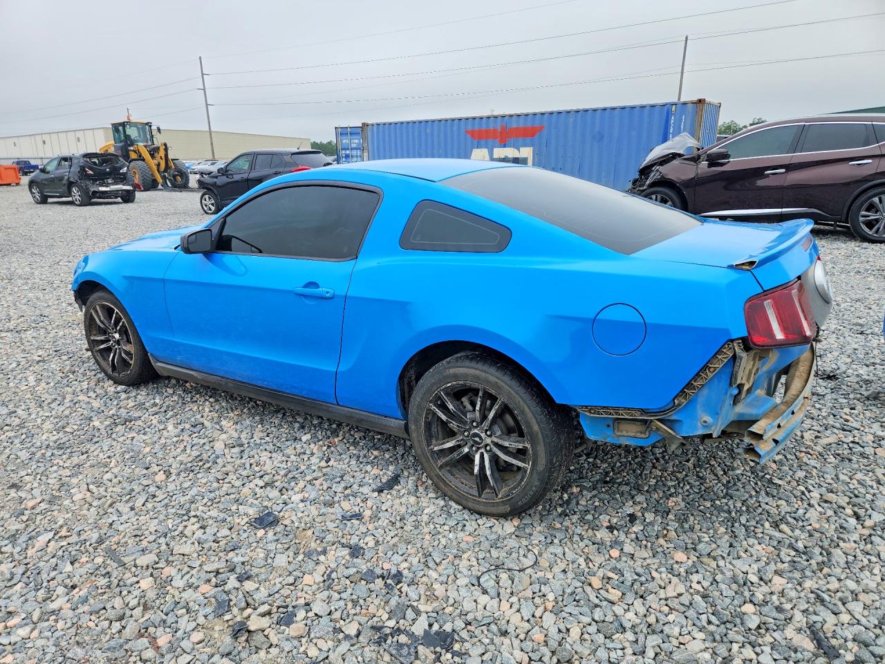 2012 Ford Mustang Blue vin: 1ZVBP8AM2C5253734