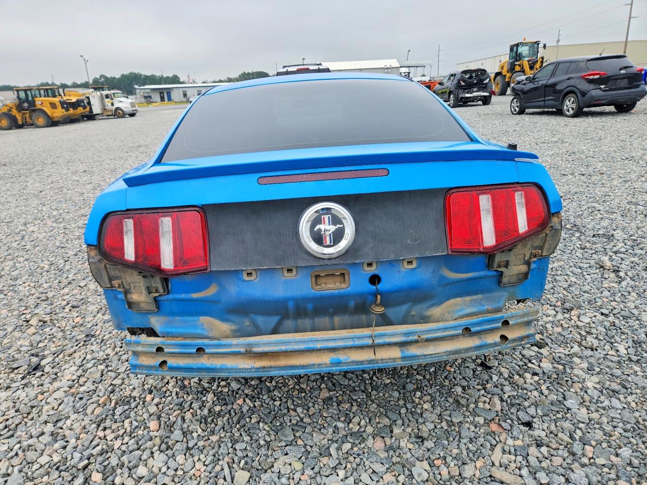 2012 Ford Mustang Blue vin: 1ZVBP8AM2C5253734