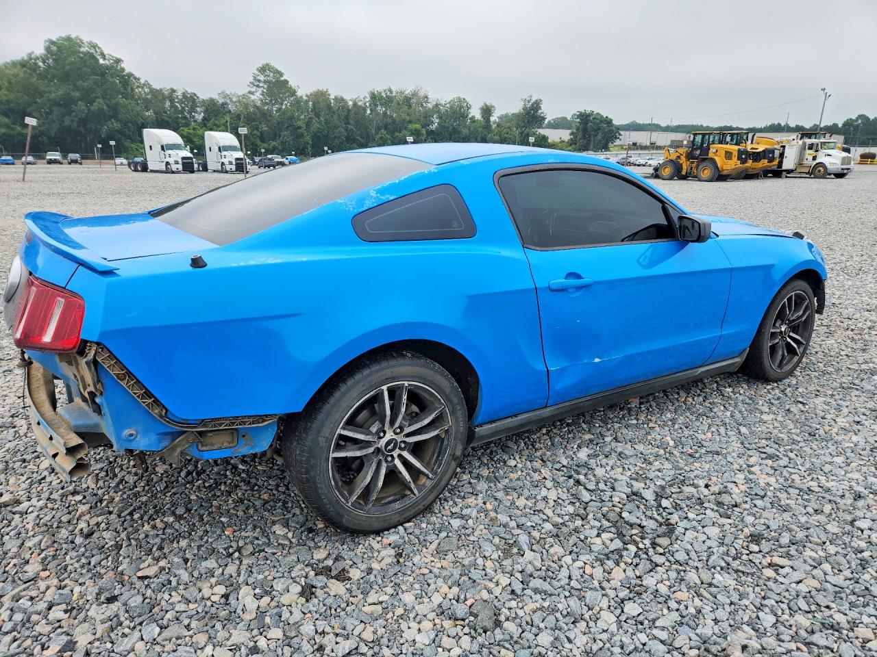 2012 Ford Mustang Blue vin: 1ZVBP8AM2C5253734