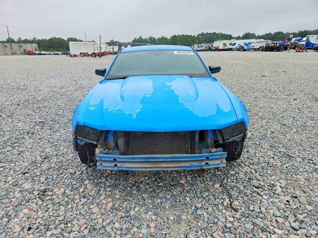 2012 Ford Mustang Blue vin: 1ZVBP8AM2C5253734