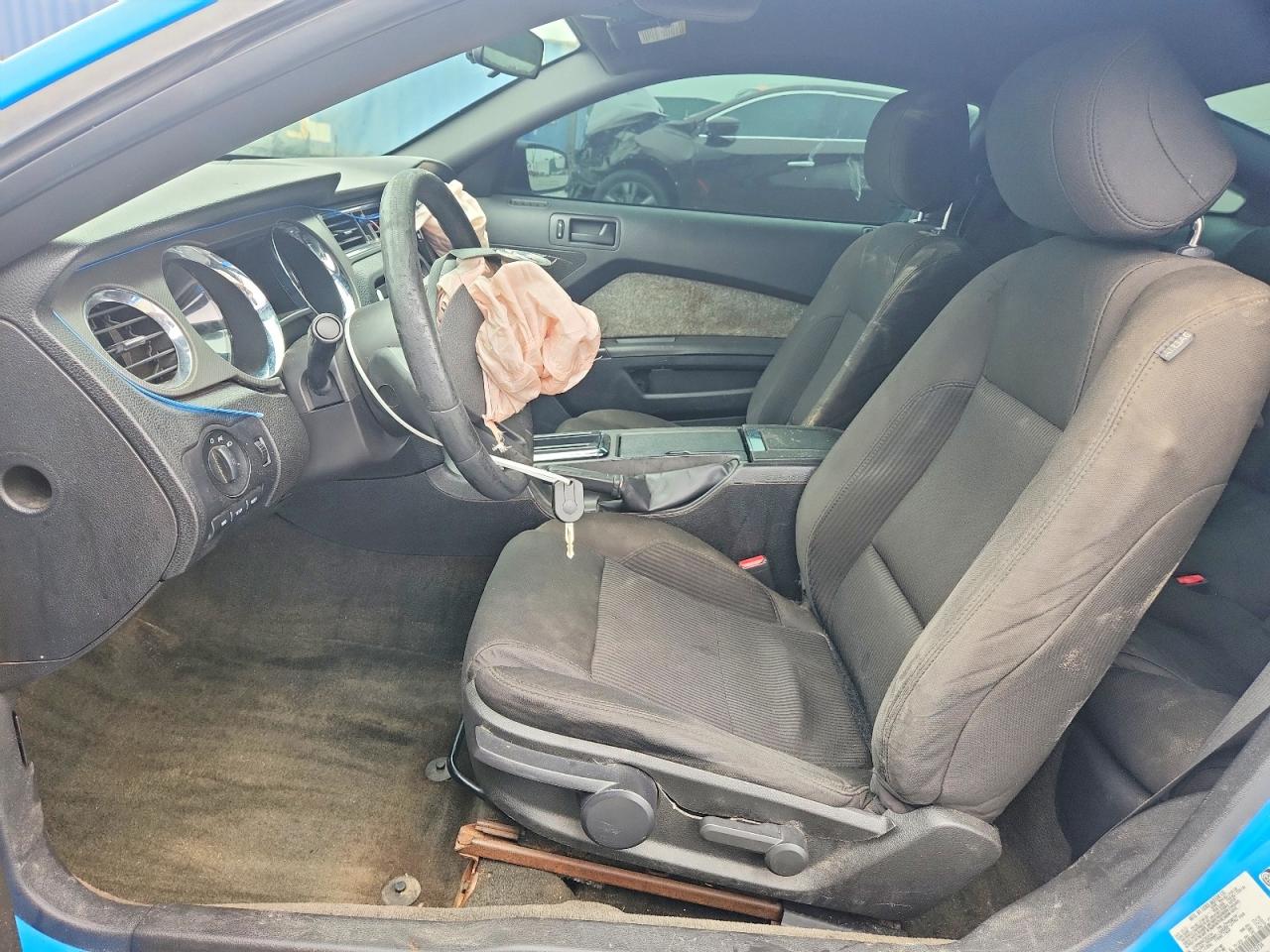 2012 Ford Mustang Blue vin: 1ZVBP8AM2C5253734