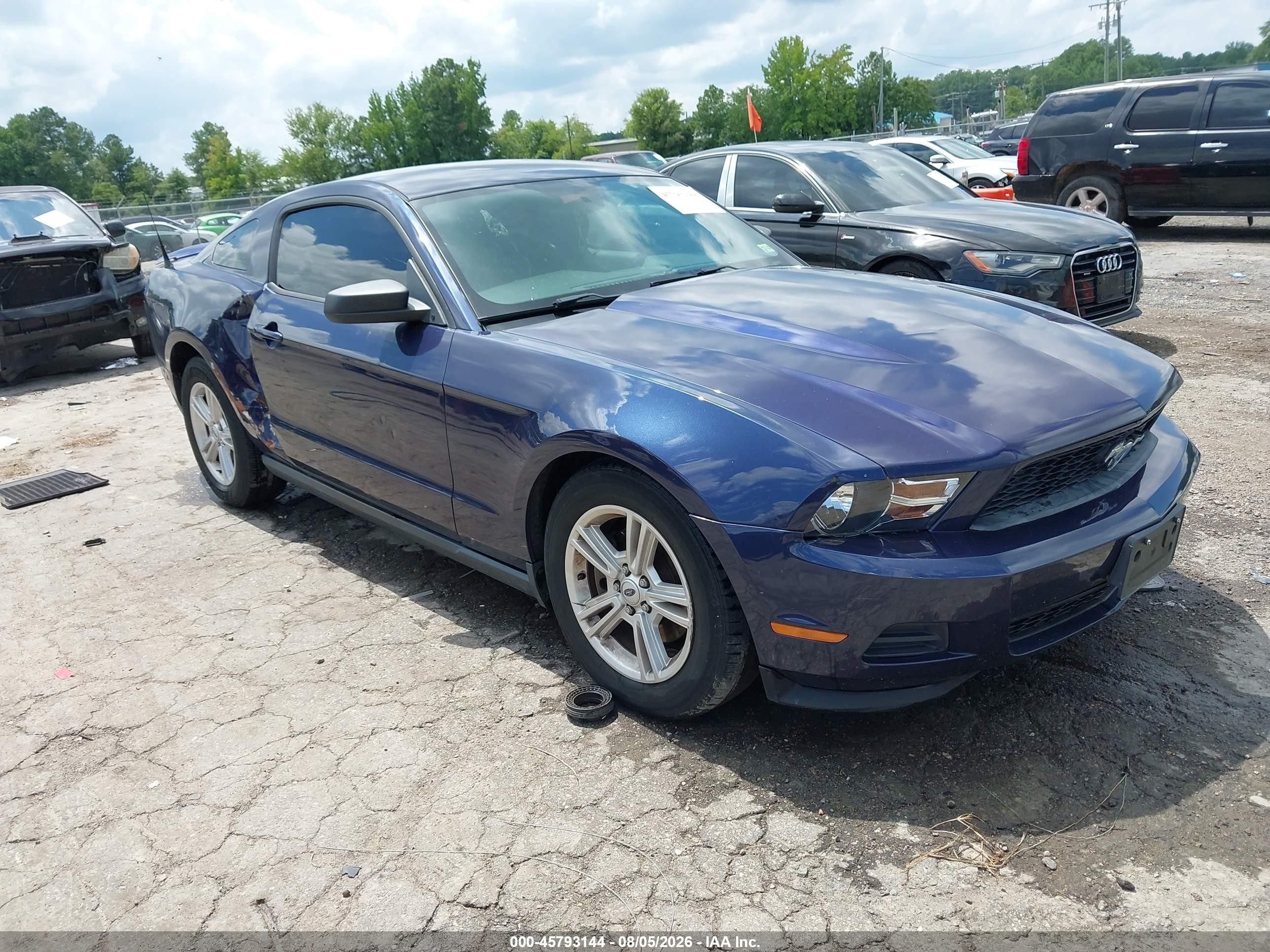 2012 Ford Mustang V6 Purple vin: 1ZVBP8AM2C5271957