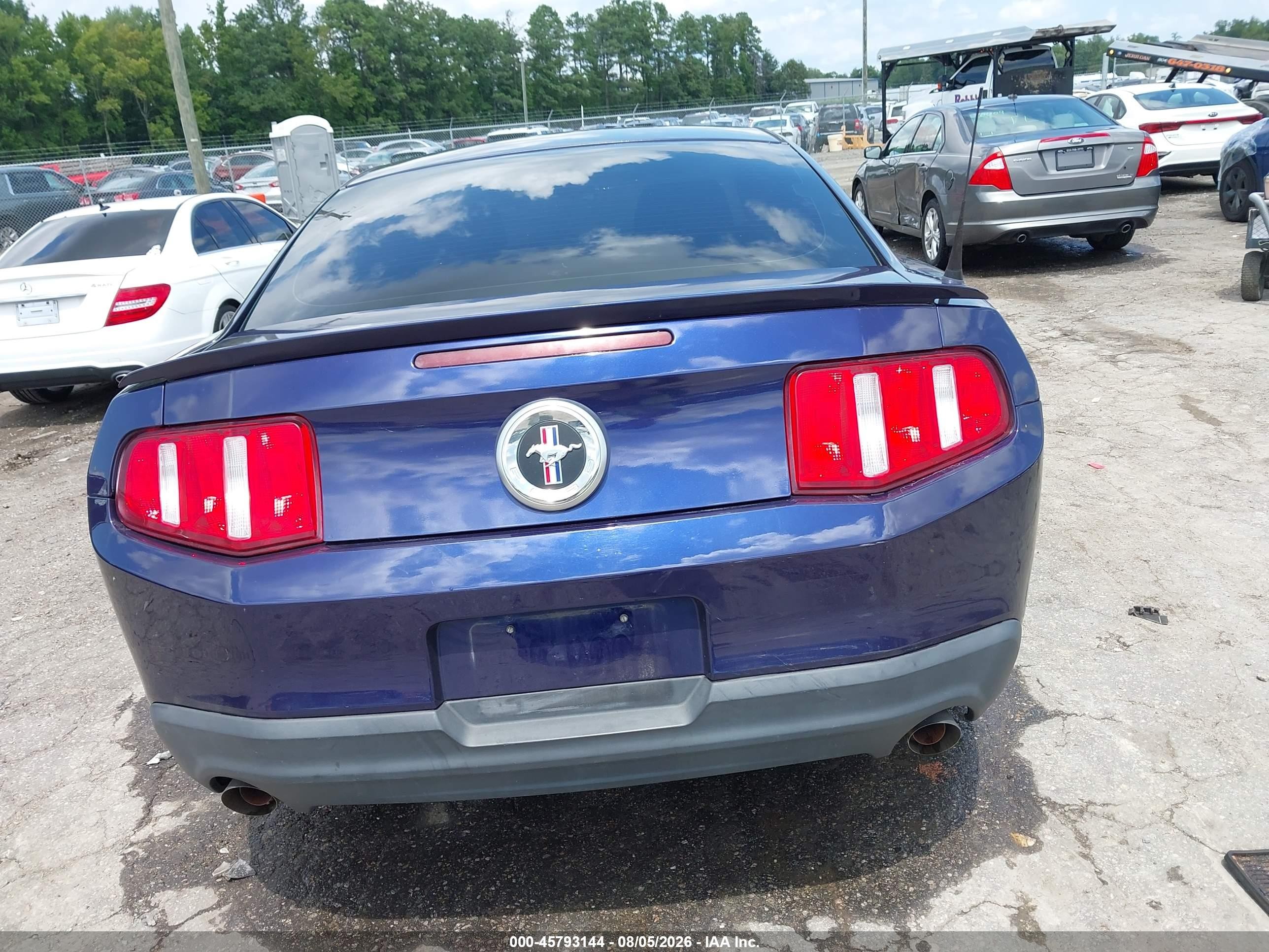 2012 Ford Mustang V6 Purple vin: 1ZVBP8AM2C5271957
