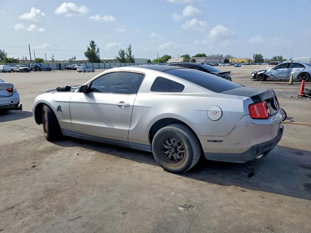 2012 Ford Mustang Gray vin: 1ZVBP8AM2C5277645