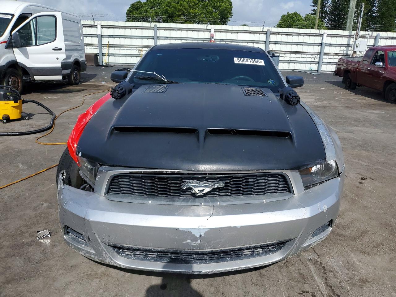 2012 Ford Mustang Gray vin: 1ZVBP8AM2C5277645