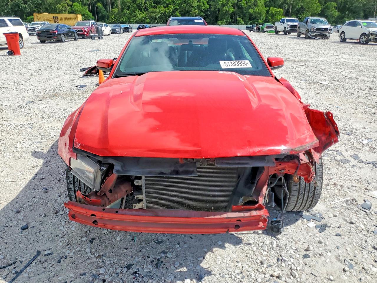 2012 Ford Mustang Red vin: 1ZVBP8AM2C5281629
