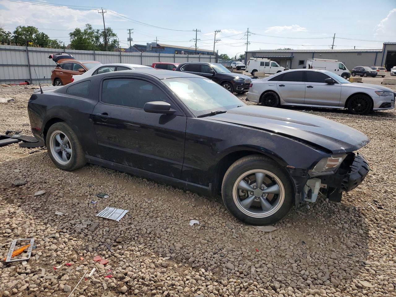 2012 Ford Mustang Black vin: 1ZVBP8AM2C5287463