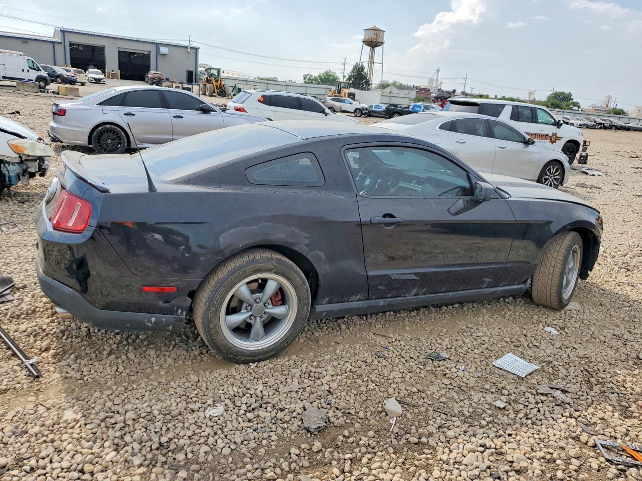 2012 Ford Mustang Black vin: 1ZVBP8AM2C5287463