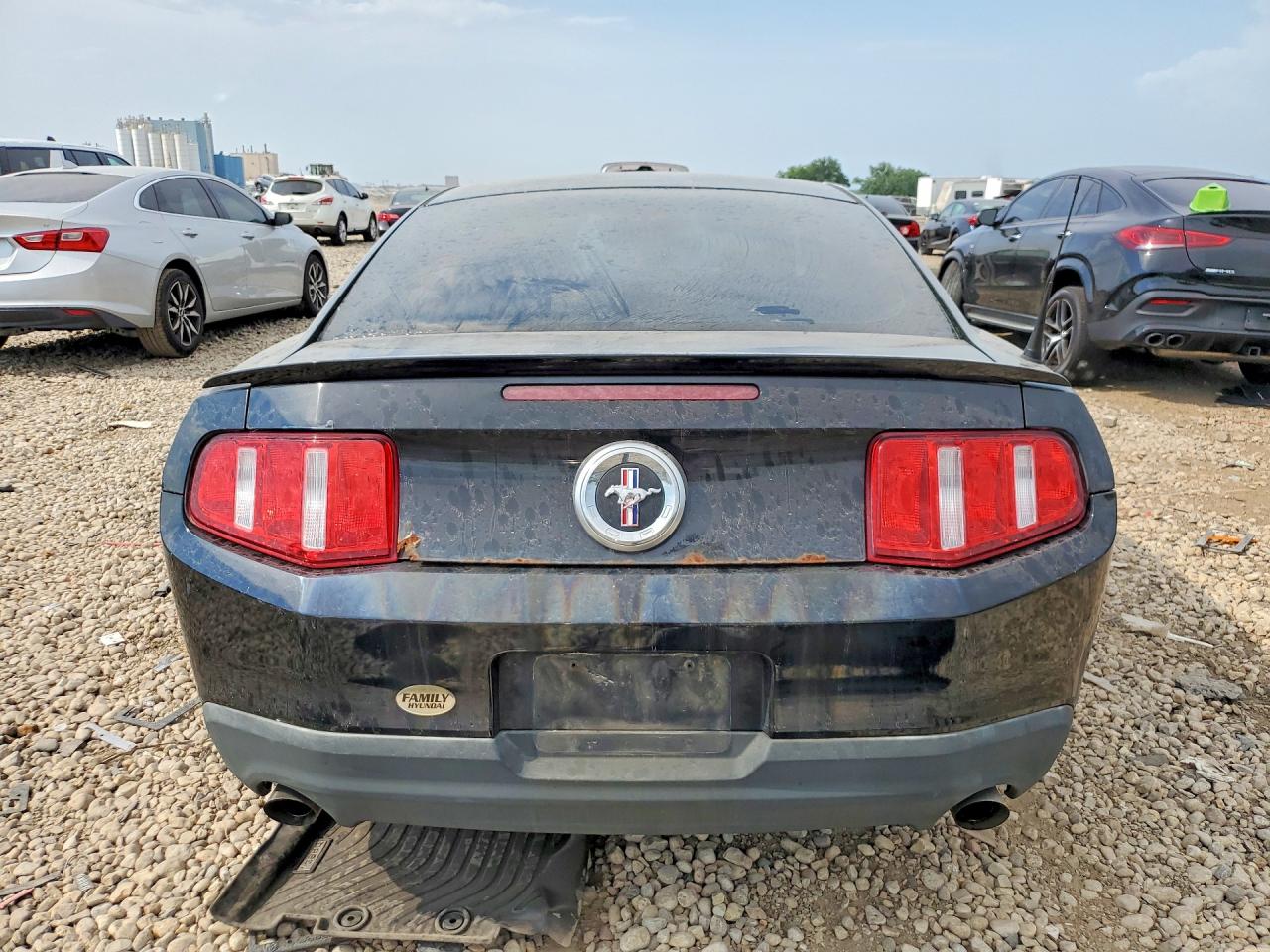 2012 Ford Mustang Black vin: 1ZVBP8AM2C5287463