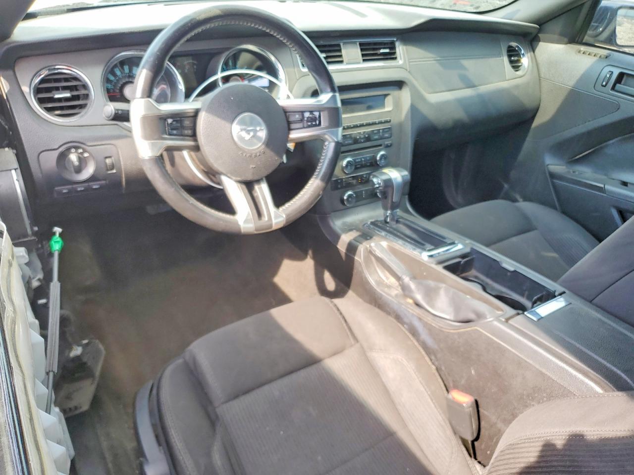 2012 Ford Mustang Black vin: 1ZVBP8AM2C5287463