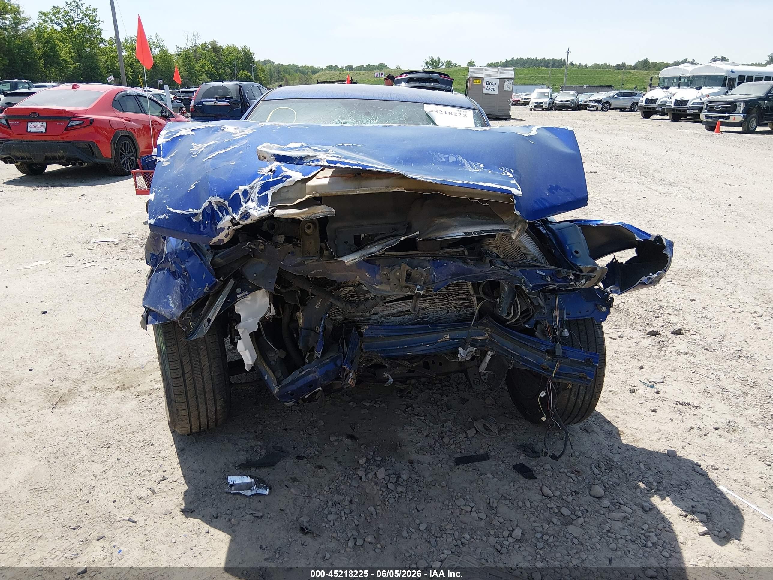 2013 Ford Mustang V6 Blue vin: 1ZVBP8AM2D5213266